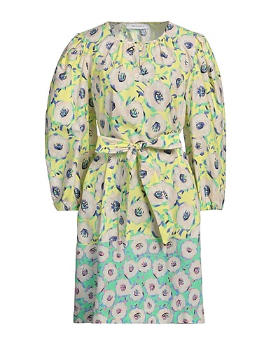 EMMA & GAIA Short dress Pastel yellow 100% Cotton