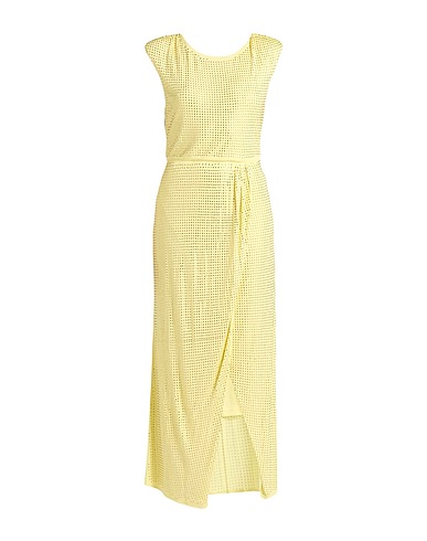 EMMA & GAIA Long dress Yellow 100% Viscose