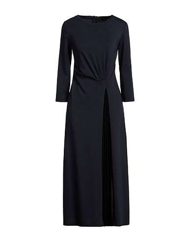 WEEKEND MAX MARA Midi dress Navy 76% Lyocell, 19% Polyamide, 5% Elastane, Polyester