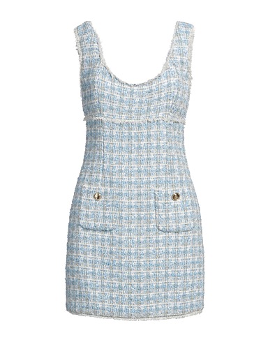 SANDRO Kleid für das Büro Hellblau 82% Polyester, 12% Acryl, 6% Metallfaser