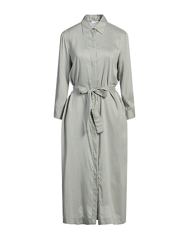 PESERICO Midi dress Sage green 84% Viscose, 16% Silk