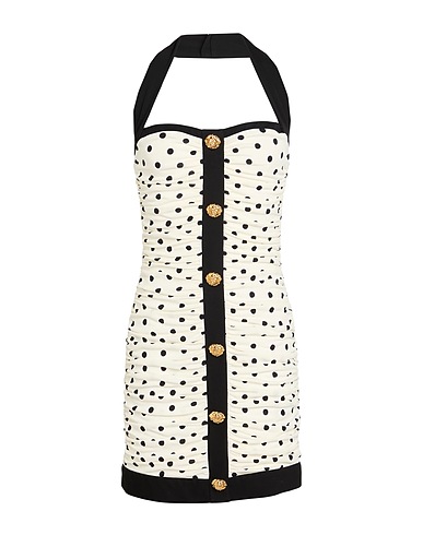 BALMAIN Sheath dress White 100% Viscose