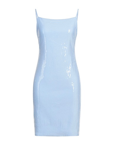 ROTATE BIRGER CHRISTENSEN Sequin dress Sky blue 95% Recycled polyester, 5% Elastane