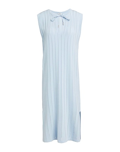 PESERICO Midi dress Sky blue 100% Cotton