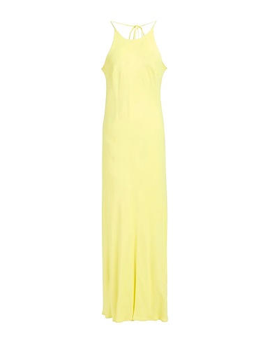 EMMA & GAIA Long dress Yellow 100% Viscose