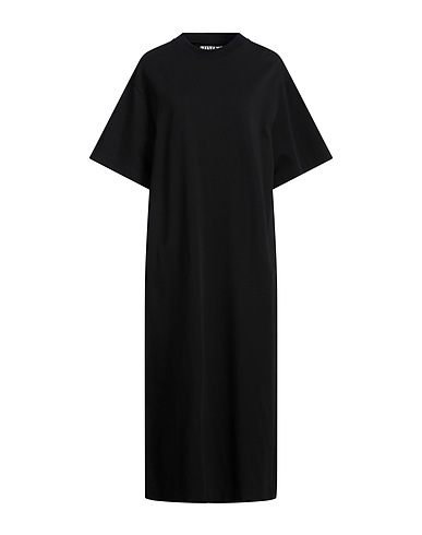 VIVAL.STUDIO Midi dress Black 95% Cotton, 5% Elastane