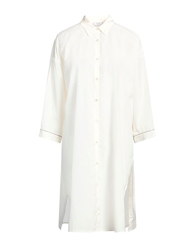 PESERICO Shirts Cream 52% Cotton, 48% Polyester