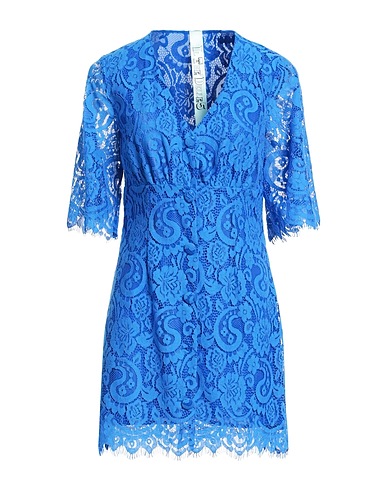 IL THE' DELLE 5 Vestito chemisier Blu chiaro 65% Cotone, 35% Nylon