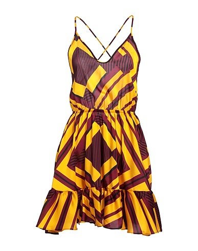 CHANGIT Short dress Yellow 100% Polyester