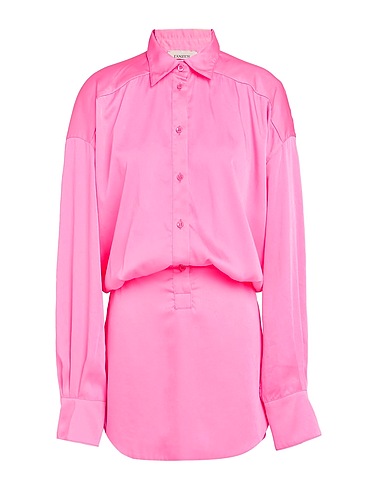 LANEUS Vestito chemisier Rosa 100% Poliestere