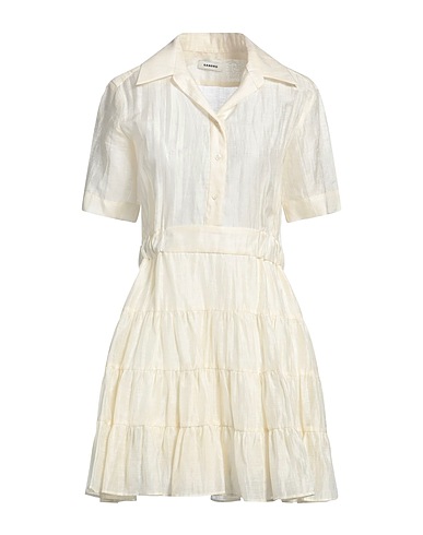 SANDRO Shirt dress 86% Linen, 14% Polyester