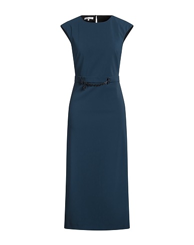 PATRIZIA PEPE Midi dress Deep teal 97% Polyester, 3% Elastane