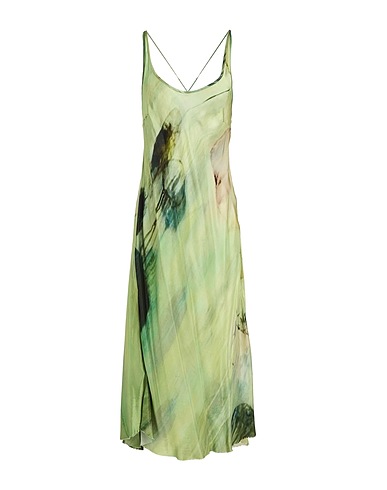 MASNADA Long dress Green 100% Viscose