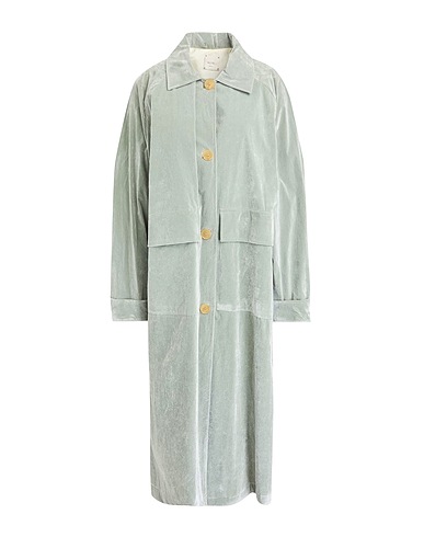 ALYSI Full-length jacket Grey 55% Viscose, 45% Polyamide