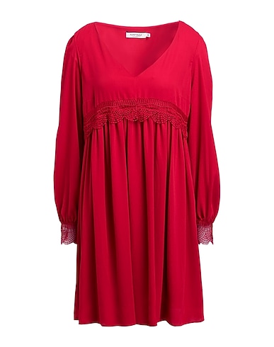 NAF NAF Short dress Burgundy 100% Polyester
