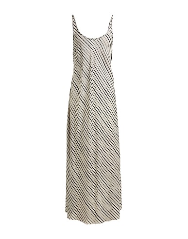 MASNADA Vestito estivo Grigio 50% Lino, 50% Viscosa