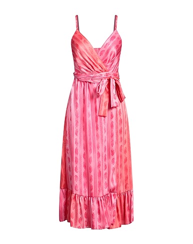 SANDRO Midi dress Fuchsia 100% Polyester