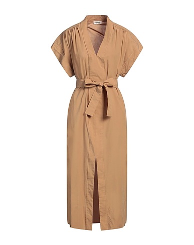 OTTOD'AME Midi dress Sand 100% Cotton