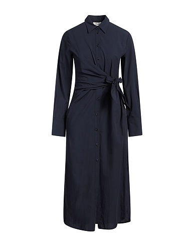 OTTOD'AME Midi dress Midnight blue 100% Cotton