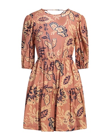 OTTOD'AME Short dress Antique rose 100% Cotton