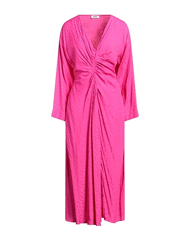 SANDRO Elegant dress Fuchsia 100% Viscose, Polyester