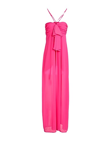 RELISH Long dress COLLECTION Magenta 100% Polyester, Elastane