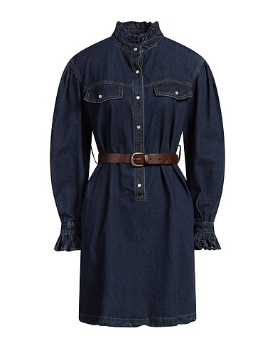 SOUVENIR Denim dress Blue 100% Cotton