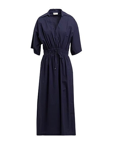 OTTOD'AME Midi dress Midnight blue 100% Cotton