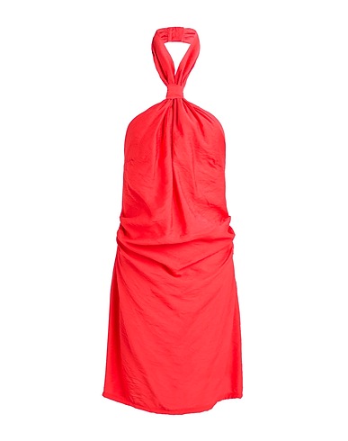SOUVENIR Sheath dress Tomato red 80% Viscose, 20% Polyamide
