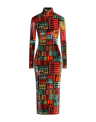 PUCCI Midi dress TESTA DI MORO 75% Viscose, 20% Polyamide, 5% Elastane