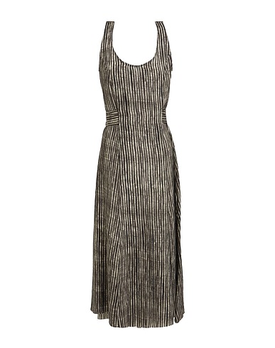 MASNADA Midi-Kleid Blei 50% Leinen, 50% Viskose