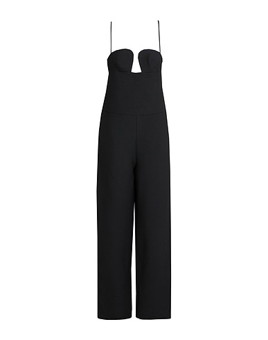 VALENTINO GARAVANI Jumpsuits and Dungarees Black 65% Virgin Wool, 35% Silk