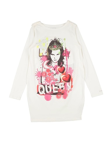 PINKO UP Dress White 92% Cotton, 8% Elastane