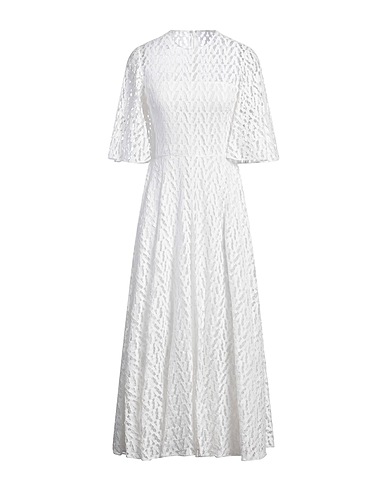 VALENTINO GARAVANI Long dress White 39% Viscose, 36% Cotton, 25% Polyamide