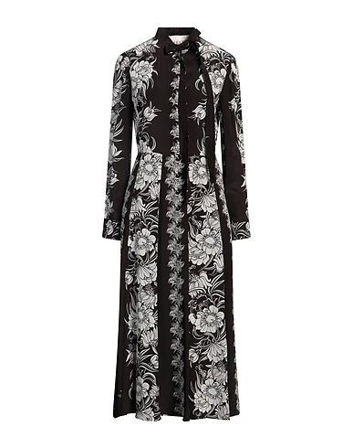 VALENTINO GARAVANI Elegant dress Dark brown 100% Silk