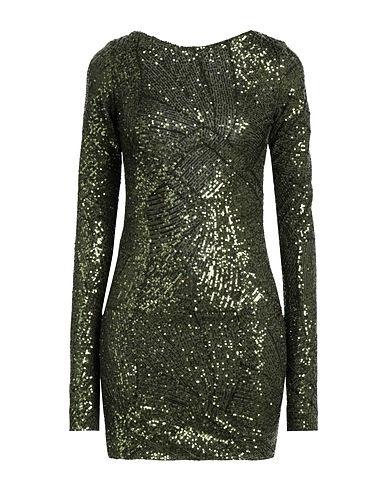 ANIYE BY Sequin dress Green 98% Polyester, 2% Elastane