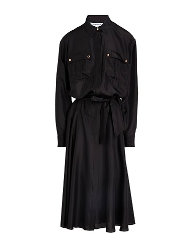 VERONICA BEARD Midi dress Black 100% Silk, Polyester
