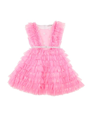 MONNALISA Vestito Rosa 100% Poliestere