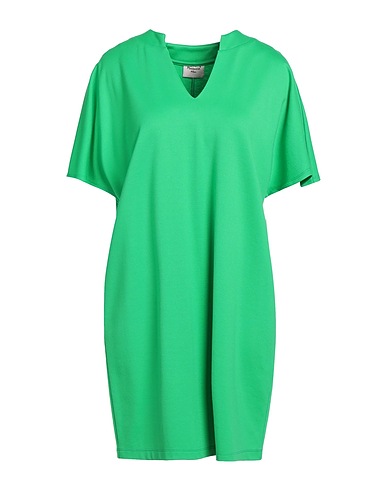 MARIUCCIA Short dress Green 53% Viscose, 42% Polyamide, 5% Elastane