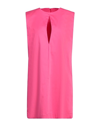 MARIUCCIA Vestito corto Fucsia 98% Cotone, 2% Elastan