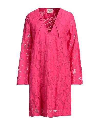 MARIUCCIA Short dress 48% Cotton, 44% Polyamide, 8% Elastane