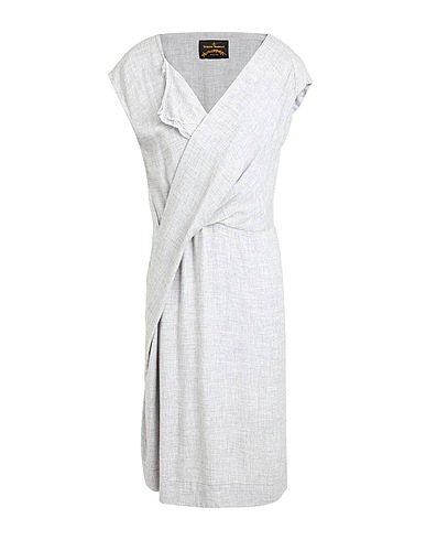 VIVIENNE WESTWOOD ANGLOMANIA Elegant dress Light grey 85% Viscose, 15% Wool