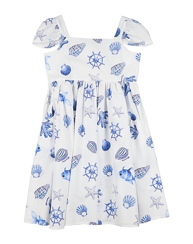 MONNALISA Dress White 100% Cotton