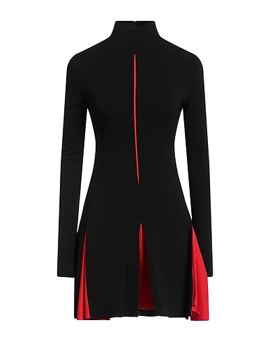 FERRAGAMO DRESSES Black 95% Viscose, 5% Elastane, Cotton