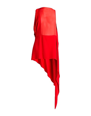 FERRAGAMO Vestito lungo Rosso 58% Viscosa, 42% Acetato, Seta