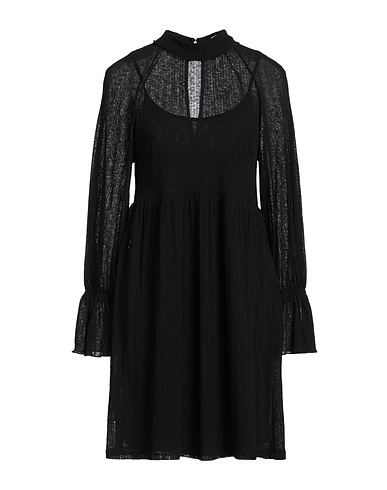 EDITED Kurzes Kleid Schwarz 100% Polyester