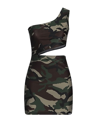VETEMENTS Tubino Verde militare 78% Poliammide, 22% Elastan