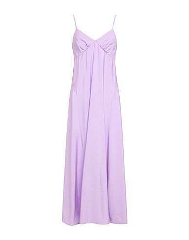 MAISON KITSUNÉ Midi dress Lilac 89% Viscose, 11% Polyamide