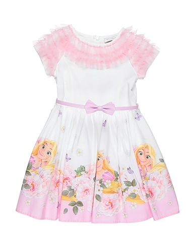 MONNALISA Dress Pink 100% Cotton, Polyamide