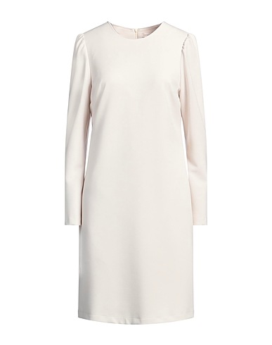 CAMICETTASNOB Short dress Beige 61% Polyester, 33% Rayon, 6% Elastane